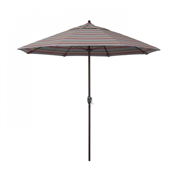 California Umbrella 7.5' Bronze Aluminum Market Patio Umbrella, Sunbrella Gateway Blush 194061336441 - main